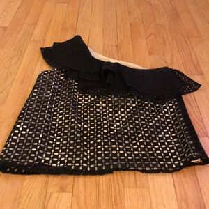 JCrew Eyelet One Shoulder